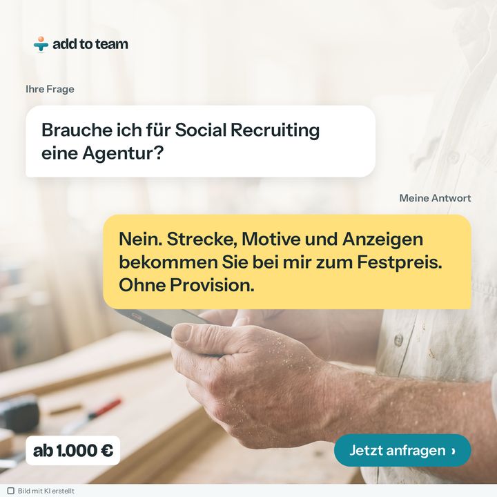 Anzeigenmotiv: Brauche ich eine Agentur?
